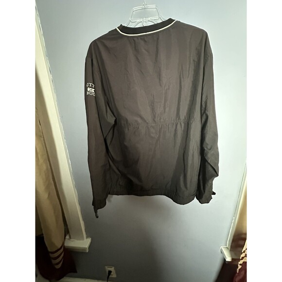 Cutter & Buck Iowa Hawkeyes Black Gold  V Neck Pullover Windbreaker Men XL - Picture 2 of 10